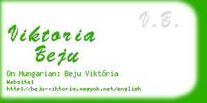 viktoria beju business card